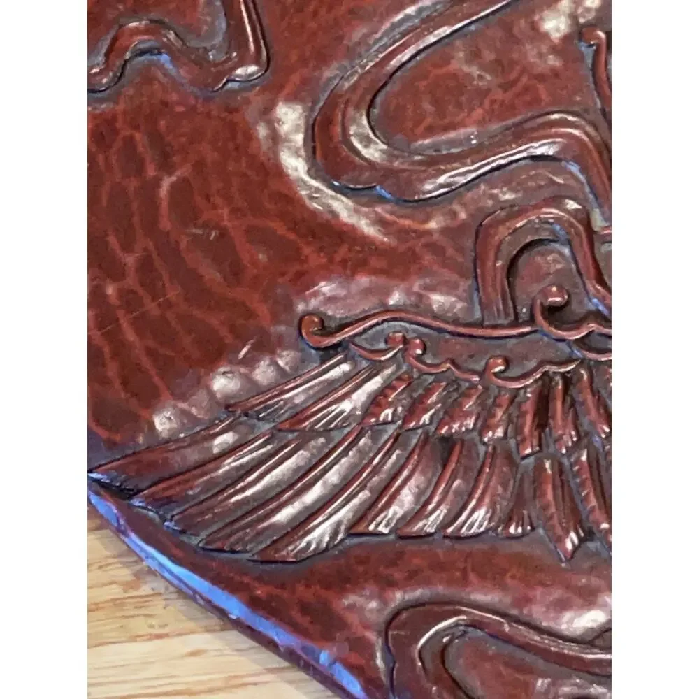 JAPANESE WOOD Or Resin KAMAKURABORI HAND MIRROR Wings Design VTG